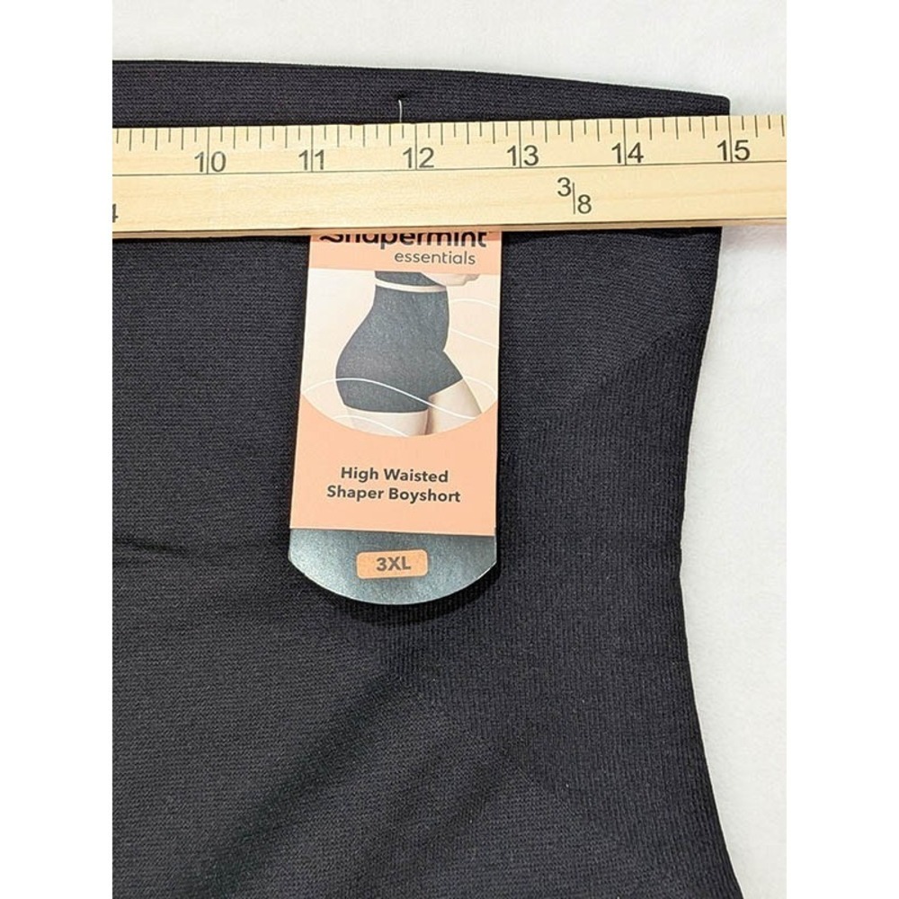 NEW Shapermint High Waisted Boyshort Womens 3XL Black Capsule Basic High-Rise - Picture 2 of 8